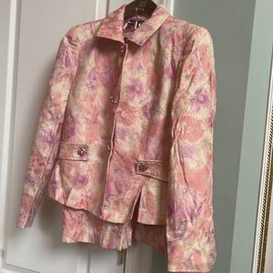 Nipon Boutique Pink Floral Blazer